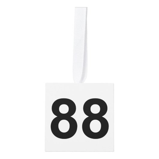 88 - nummer 88 bord decoratie (Voorkant)