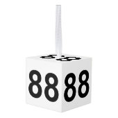 88 - nummer 88 bord decoratie (Achter hoekig)