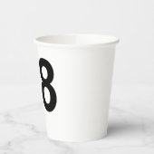 88 - nummer 88 papieren bekers (Links)