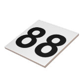 88 - nummer 88 tegeltje (Zijkant)
