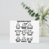 88_River_signal2 Briefkaart (Staand voorkant)