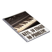 88 sleutels, 10 vingers, geen probleem! notitieboek (Rechterzijde)