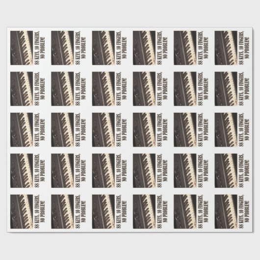 88 toetsen cadeaupapier (Vlak)