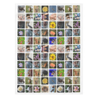 88 verschillende afbeeldingen uploaden tafelkleed