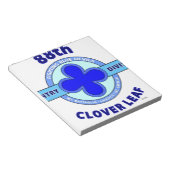 88E AFDELING "CLOVER LEAF" NOTITIEBLOK (Schuin)