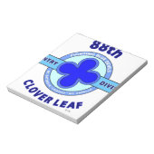 88E AFDELING "CLOVER LEAF" NOTITIEBLOK (Linkerzijde)