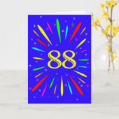 88e 'Birthday Explosion'-Kaart Kaart (Gele Bloem)