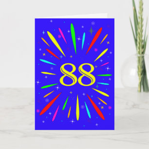 88e 'Birthday Explosion'-Kaart Kaart