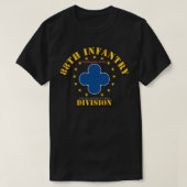 88e Infanteriedivisie vecht tegen de Blauwe Duivel T-shirt (Design voorkant)