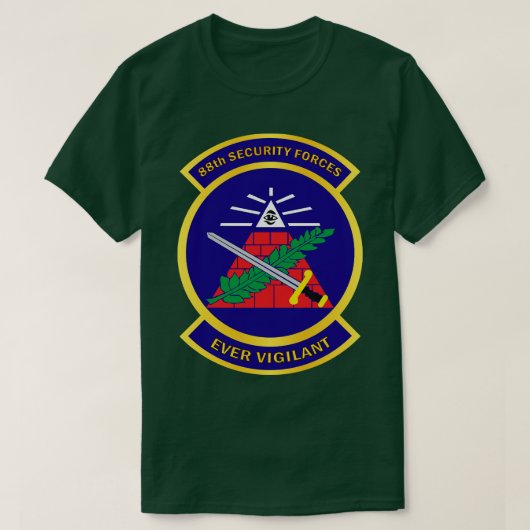 88e Veiligheids Squadron wo Txt T-shirt (Design voorkant)