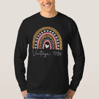 88e  verjaardag 1934 Regenboogdag T-shirt