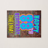 88e verjaardag ~ Fun, geïnspireerd door Urban Graf Legpuzzel (Horizontaal)