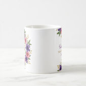 88e Verjaardag Mok – Bloemenkrans met gouden numme (Center)