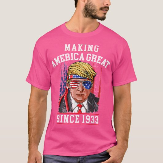 88e verjaardag waardoor Amerika groot is sinds 193 T-shirt (Voorkant)