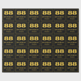 88ste verjaardag - Art Deco geïnspireerde look "88 Cadeaupapier