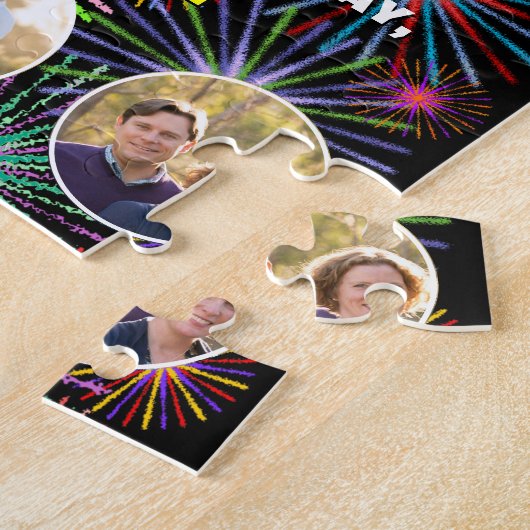 88ste verjaardag: Leuke regenboog #, aangepaste na Legpuzzel (Zijkant)