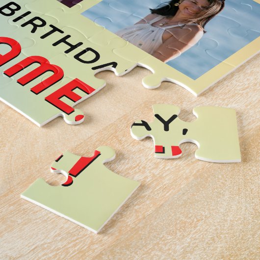 88ste verjaardag: Leuke regenboog #, aangepaste na Legpuzzel (Zijkant)