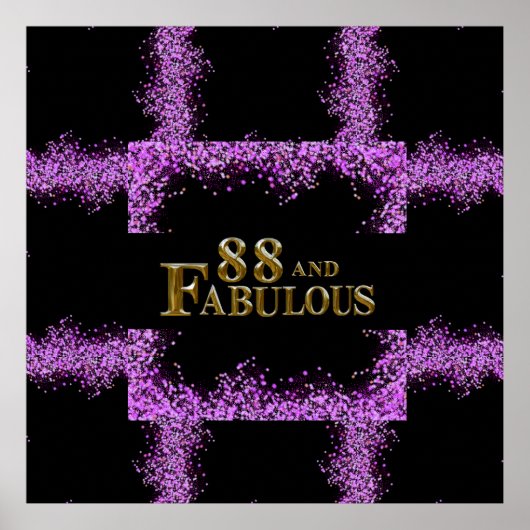 88ste verjaardag  poster (Voorkant)