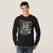88ste verjaardag van het idee van 88 jaar oud t-shirt (Voorkant volledig)