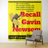 88x104 recallgavin2020 tapestry wandkleed (In situ)