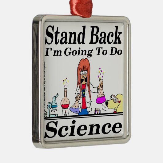 890 stand-back ik ga cartoon doen metalen ornament (Rechts)