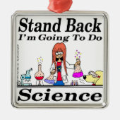 890 stand-back ik ga cartoon doen metalen ornament (Voorkant)