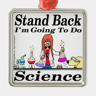 890 stand-back ik ga cartoon doen metalen ornament