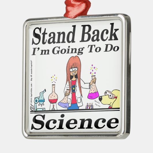 890 stand-back ik ga cartoon doen metalen ornament (Links)