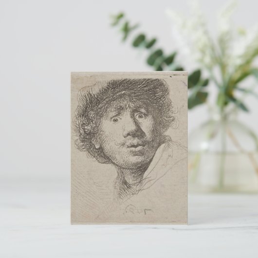 890px-B320_Rembrandt Briefkaart (Staand voorkant)