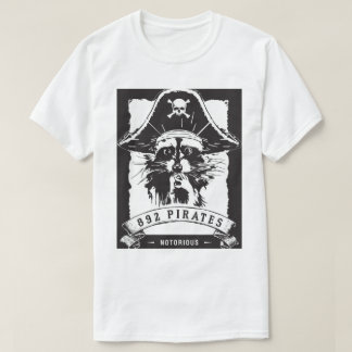 892 Racoon Pirate T-shirt