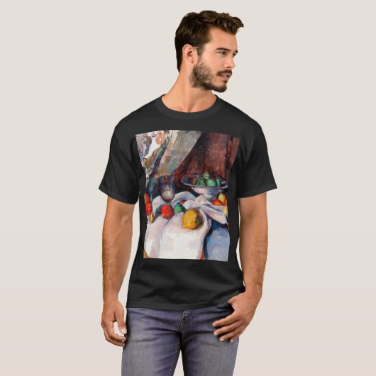 898 Paul Cezanne Still Life with Apples T-shirt (Voorkant volledig)