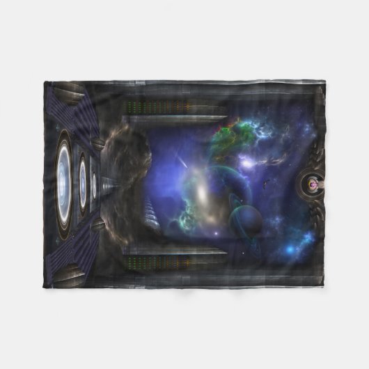 89-123-A9p2 Arsairian 7 Reporting Fleece Blanket Deken (Voorkant (Horizontaal))