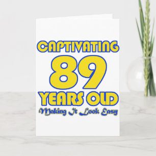 89 DESIGN VAN DE VERJAARDAG VAN DE JAAR HET OUDE KAART