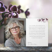 89 & Fabulous Orchid Photo Birthday Greeting Card Kaart