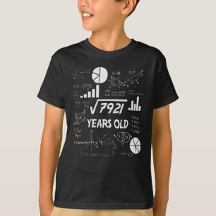 89 jaar oude dagelijkse Wiskunde leraar 89e verjaa T-shirt