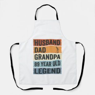 89-jarige echtgenoot vader opa legende shirt_1 schort