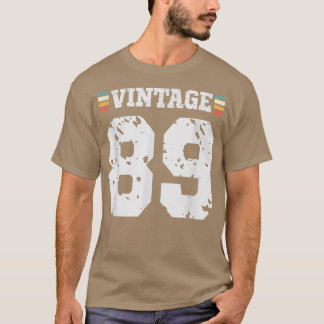 89-jarige Happy 89th Birthday Fun Sport T-shirt