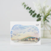 89: New Castle strand Briefkaart (Staand voorkant)