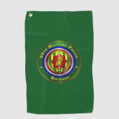 89e brigade van de militaire politie golfhanddoek (Voorkant)