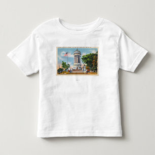 89e Soldaten voor het St & Riverside-station Kinder Shirts