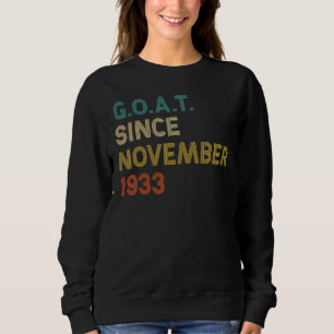 89e verjaardag 89 jaar oude geit sinds november 19 trui