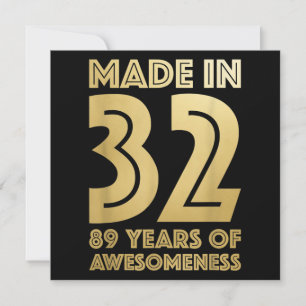 89e verjaardag cadeautjes   Grootpschenkingen   Bi Feestdagenkaart