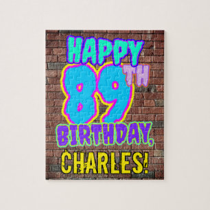89e verjaardag ~ Fun, geïnspireerd door Urban Graf Legpuzzel