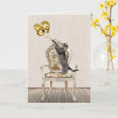 89e verjaardag van de ballonnen en de kat van de t kaart (Gele Bloem)