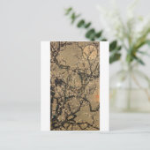 8. 梅 晧 図, 若 冲 Moon en Plum Blossom, Jakuchüu Briefkaart (Staand voorkant)