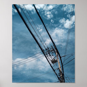 8×10 Stedelijke lucht Seoul Zuid-Korea Foto afdruk Poster