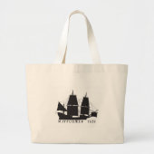 8 1620 Mayflower Grote Tote Bag (Voorkant)