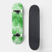 8 1/2" Groene Abstracte Smoke Skateboard (Voorkant)