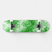8 1/2" Groene Abstracte Smoke Skateboard (Horizontaal)