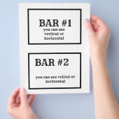 8 1/2 x 11-inch brochure voor snoepjes staafwikkel (Hand)